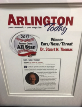 Best ENT Doctor in Arlington Dr. Stewart Thomas